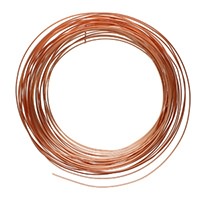 21 gauge Half Round Tarnish Resistant Copper Wire